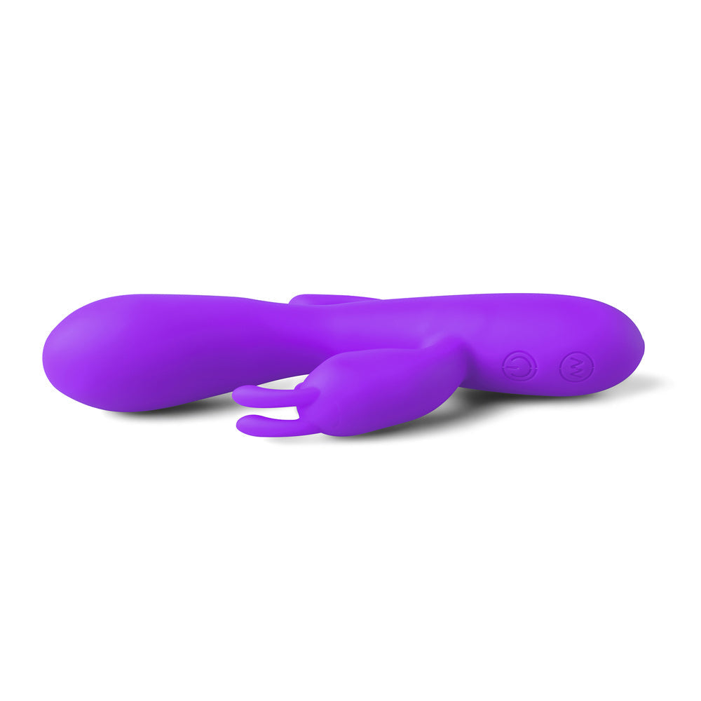 Vibrators, Sex Toy Kits and Sex Toys at Cloud9Adults - Double Bunny 12 speed Silicone Vibe Purple - Buy Sex Toys Online