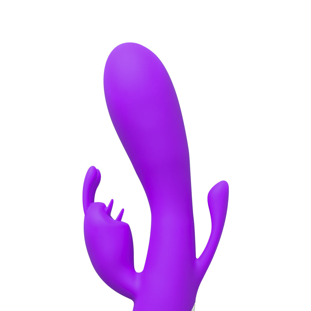 Vibrators, Sex Toy Kits and Sex Toys at Cloud9Adults - Double Bunny 12 speed Silicone Vibe Purple - Buy Sex Toys Online