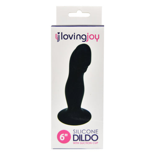 Vibrators, Sex Toy Kits and Sex Toys at Cloud9Adults - Loving Joy 6 Inch Silicone Dildo with Suction Cup - Buy Sex Toys Online
