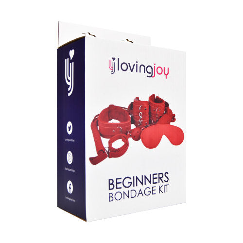 Vibrators, Sex Toy Kits and Sex Toys at Cloud9Adults - Loving Joy Beginner's Bondage Kit Red (8 Piece) - Buy Sex Toys Online