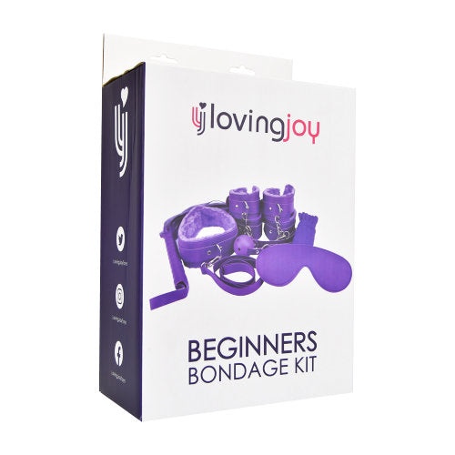 Vibrators, Sex Toy Kits and Sex Toys at Cloud9Adults - Loving Joy Beginner's Bondage Kit Purple (8 Piece) - Buy Sex Toys Online