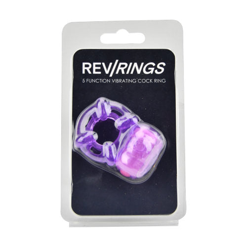 Vibrators, Sex Toy Kits and Sex Toys at Cloud9Adults - Rev-Rings 5 Function Vibrating Cock Ring - Buy Sex Toys Online