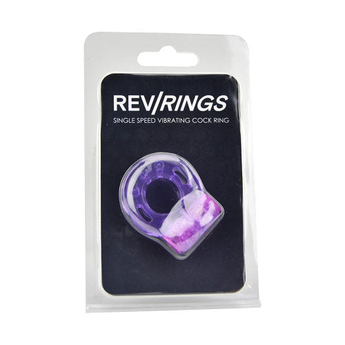 Vibrators, Sex Toy Kits and Sex Toys at Cloud9Adults - Rev-Rings Single Speed Vibrating Cock Ring - Buy Sex Toys Online