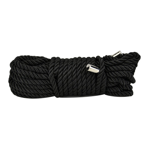 Vibrators, Sex Toy Kits and Sex Toys at Cloud9Adults - Bound to Please Silky Bondage Rope 10m Black - Buy Sex Toys Online