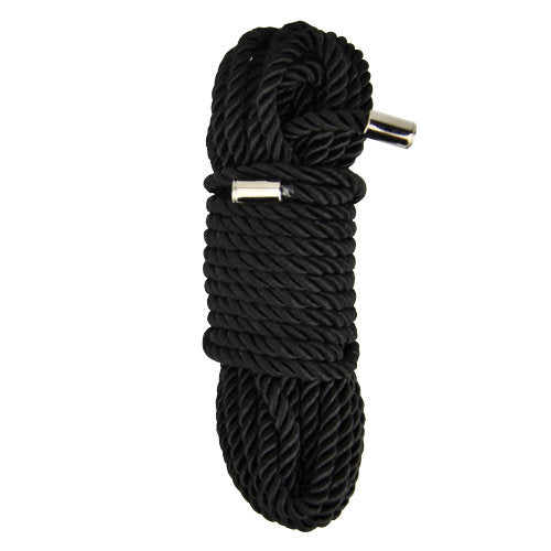 Vibrators, Sex Toy Kits and Sex Toys at Cloud9Adults - Bound to Please Silky Bondage Rope 10m Black - Buy Sex Toys Online