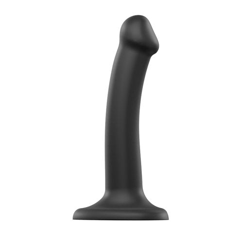 Vibrators, Sex Toy Kits and Sex Toys at Cloud9Adults - Strap-on-Me Semi-Realistic Dual Density Bendable Dildo Black Small - Buy Sex Toys Online