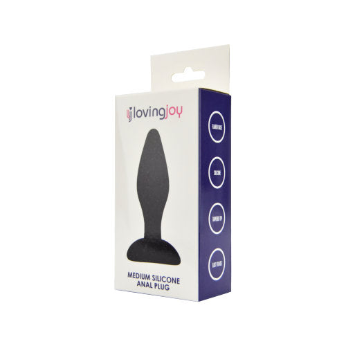 Vibrators, Sex Toy Kits and Sex Toys at Cloud9Adults - Loving Joy Silicone Anal Plug Medium - Buy Sex Toys Online