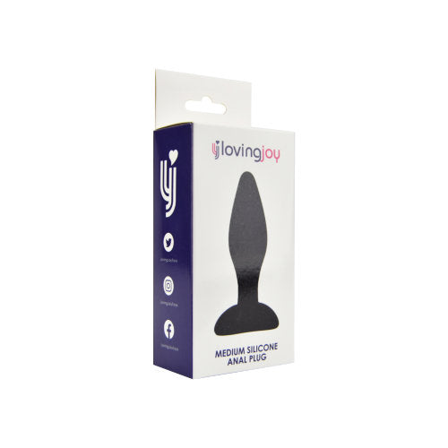 Vibrators, Sex Toy Kits and Sex Toys at Cloud9Adults - Loving Joy Silicone Anal Plug Medium - Buy Sex Toys Online