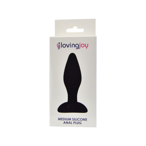 Vibrators, Sex Toy Kits and Sex Toys at Cloud9Adults - Loving Joy Silicone Anal Plug Medium - Buy Sex Toys Online