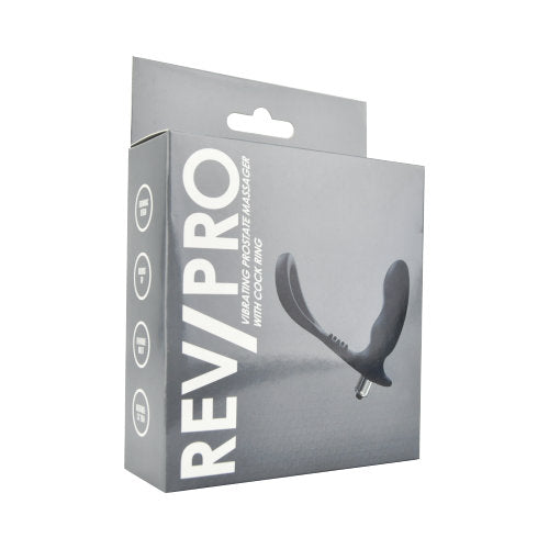 Vibrators, Sex Toy Kits and Sex Toys at Cloud9Adults - Rev-Pro Vibrating Prostate Massager with Cock Ring - Buy Sex Toys Online