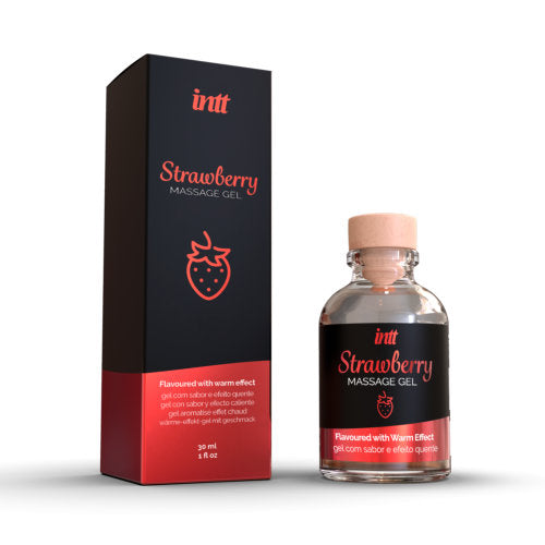 Vibrators, Sex Toy Kits and Sex Toys at Cloud9Adults - Intt Massage Gel Strawberry Flavour - Buy Sex Toys Online