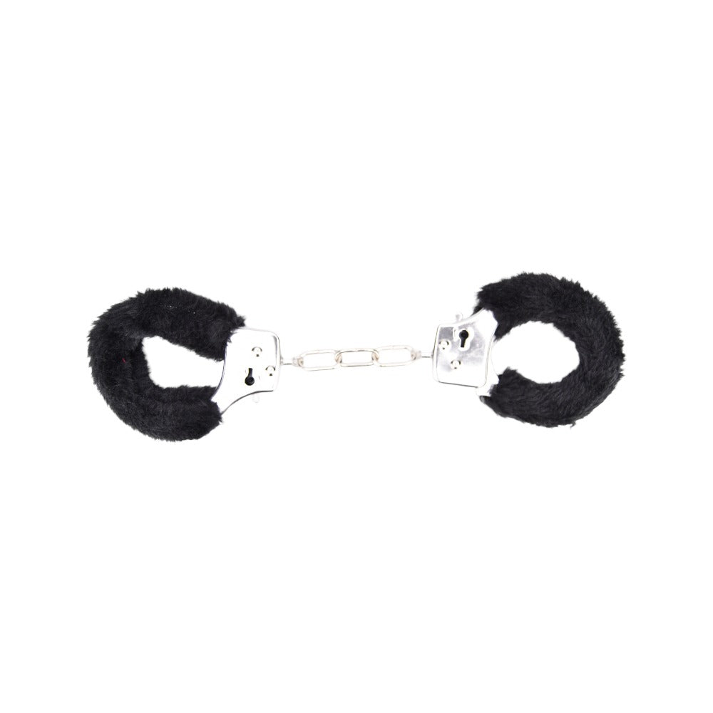 Vibrators, Sex Toy Kits and Sex Toys at Cloud9Adults - Bound to Play. Heavy Duty Furry Handcuffs Black - Buy Sex Toys Online