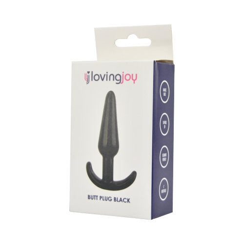 Vibrators, Sex Toy Kits and Sex Toys at Cloud9Adults - Loving Joy Butt Plug Black - Buy Sex Toys Online