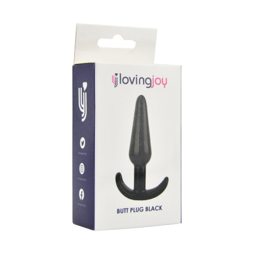 Vibrators, Sex Toy Kits and Sex Toys at Cloud9Adults - Loving Joy Butt Plug Black - Buy Sex Toys Online