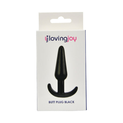 Vibrators, Sex Toy Kits and Sex Toys at Cloud9Adults - Loving Joy Butt Plug Black - Buy Sex Toys Online