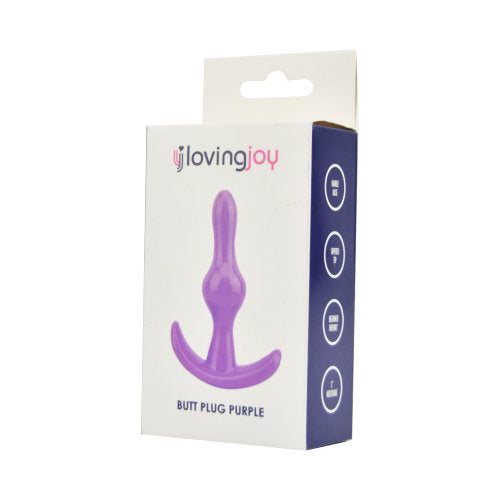 Vibrators, Sex Toy Kits and Sex Toys at Cloud9Adults - Loving Joy Butt Plug Purple - Buy Sex Toys Online