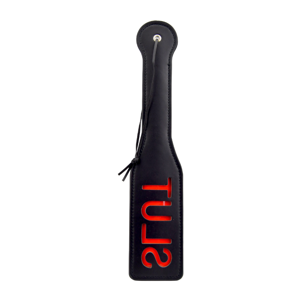 Vibrators, Sex Toy Kits and Sex Toys at Cloud9Adults - Bound to Please SLUT Spanking Paddle Black - Buy Sex Toys Online