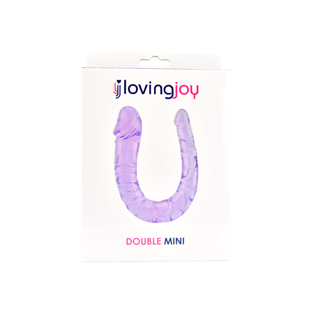 Vibrators, Sex Toy Kits and Sex Toys at Cloud9Adults - Loving Joy Double Mini Dildo Purple - Buy Sex Toys Online