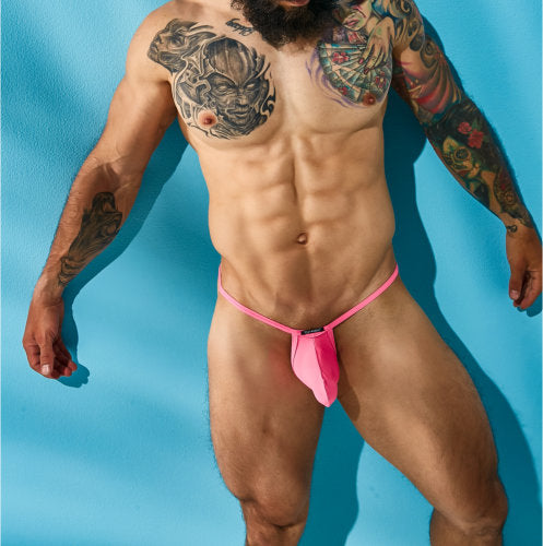 Vibrators, Sex Toy Kits and Sex Toys at Cloud9Adults - C4M Loopstring Pouch Neon Coral S/M - Buy Sex Toys Online