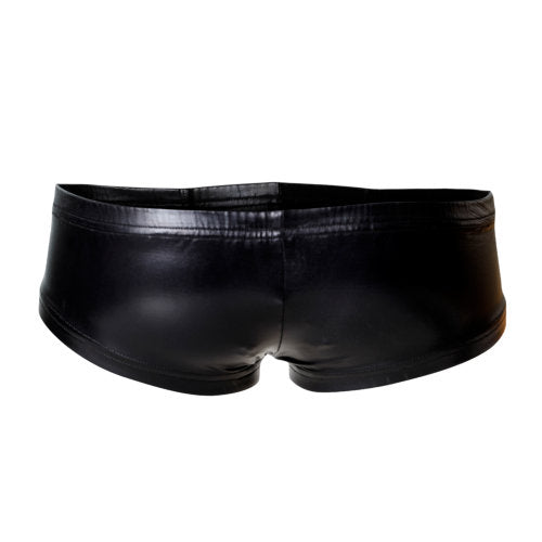 Vibrators, Sex Toy Kits and Sex Toys at Cloud9Adults - C4M Booty Shorts Black Leatherette Small - Buy Sex Toys Online