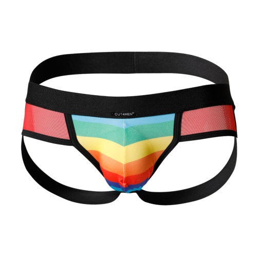 Vibrators, Sex Toy Kits and Sex Toys at Cloud9Adults - C4M Mixed Jockstrap Rainbow Small - Buy Sex Toys Online