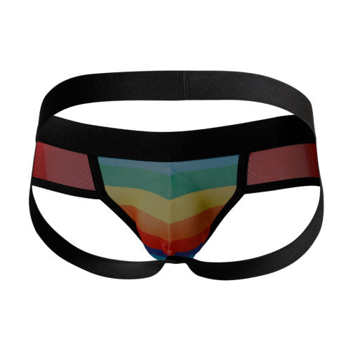 Vibrators, Sex Toy Kits and Sex Toys at Cloud9Adults - C4M Mixed Jockstrap Rainbow Medium - Buy Sex Toys Online