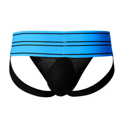 Vibrators, Sex Toy Kits and Sex Toys at Cloud9Adults - C4M Rugby Jockstrap Electric Blue Medium - Buy Sex Toys Online