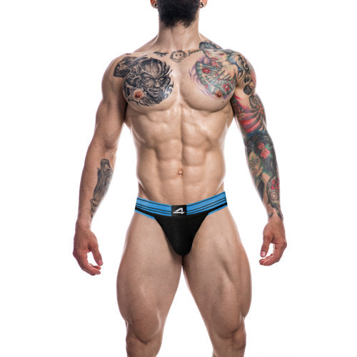 Vibrators, Sex Toy Kits and Sex Toys at Cloud9Adults - C4M Rugby Jockstrap Electric Blue Large - Buy Sex Toys Online