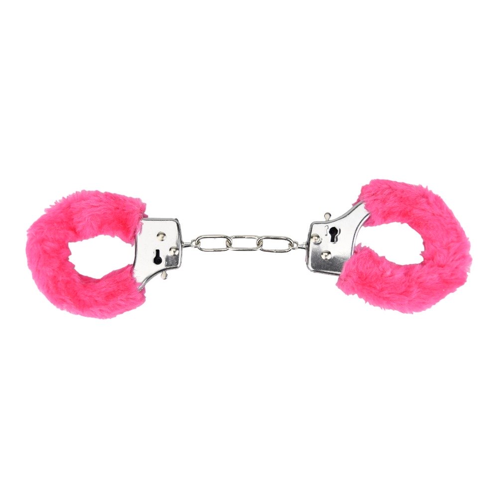 Vibrators, Sex Toy Kits and Sex Toys at Cloud9Adults - Bound to Play. Heavy Duty Furry Handcuffs Pink - Buy Sex Toys Online