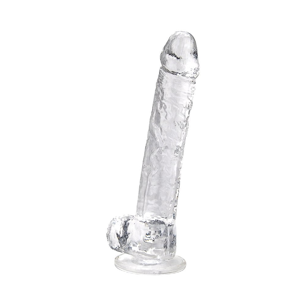 Vibrators, Sex Toy Kits and Sex Toys at Cloud9Adults - Loving Joy 11 Inch Dildo with Balls Clear - Buy Sex Toys Online