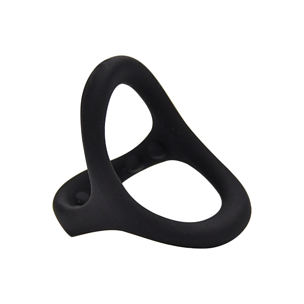 Vibrators, Sex Toy Kits and Sex Toys at Cloud9Adults - Loving Joy Silicone Triple Cock Ring - Buy Sex Toys Online