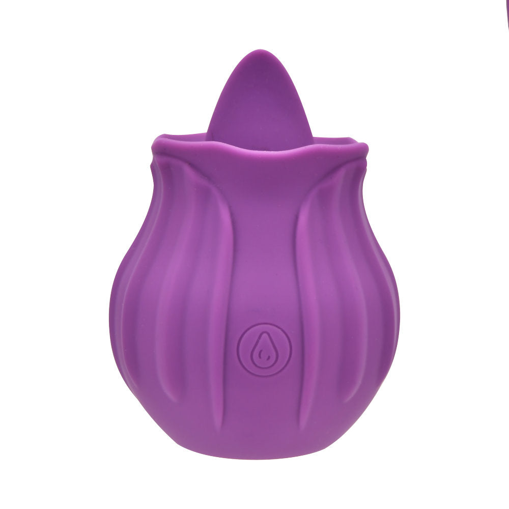 Vibrators, Sex Toy Kits and Sex Toys at Cloud9Adults - Loving Joy Rose Licking Clitoral Vibrator Purple - Buy Sex Toys Online