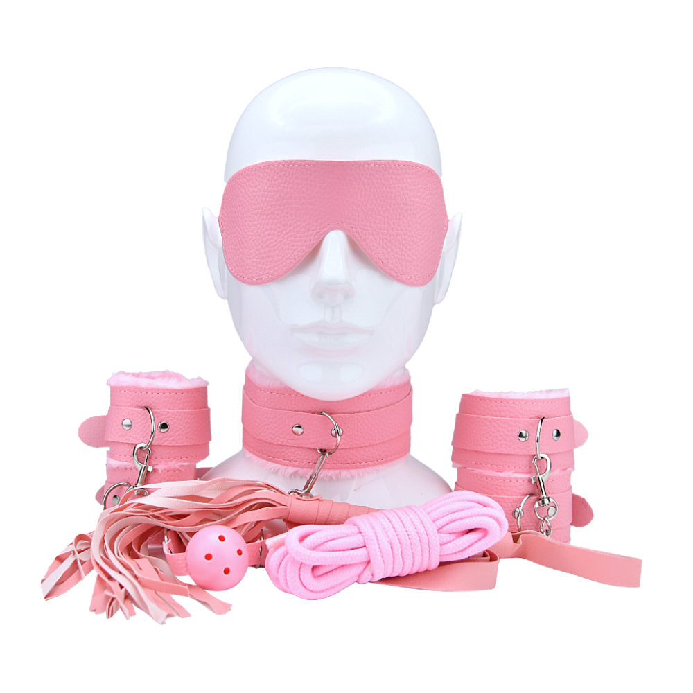 Vibrators, Sex Toy Kits and Sex Toys at Cloud9Adults - Bound to Play Beginner's Bondage Kit Pink (8 Piece) - Buy Sex Toys Online
