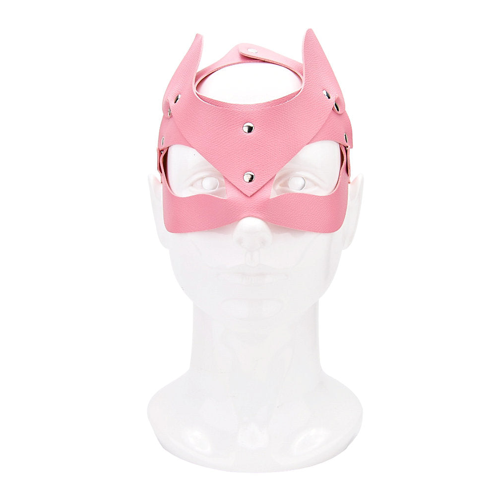 Vibrators, Sex Toy Kits and Sex Toys at Cloud9Adults - Bound to Play Kitty Cat Face Mask Pink - Buy Sex Toys Online