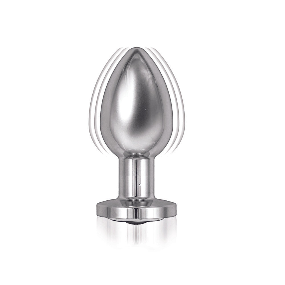 Vibrators, Sex Toy Kits and Sex Toys at Cloud9Adults - Ass Sation Remote Vibrating Butt Plug Silver - Buy Sex Toys Online