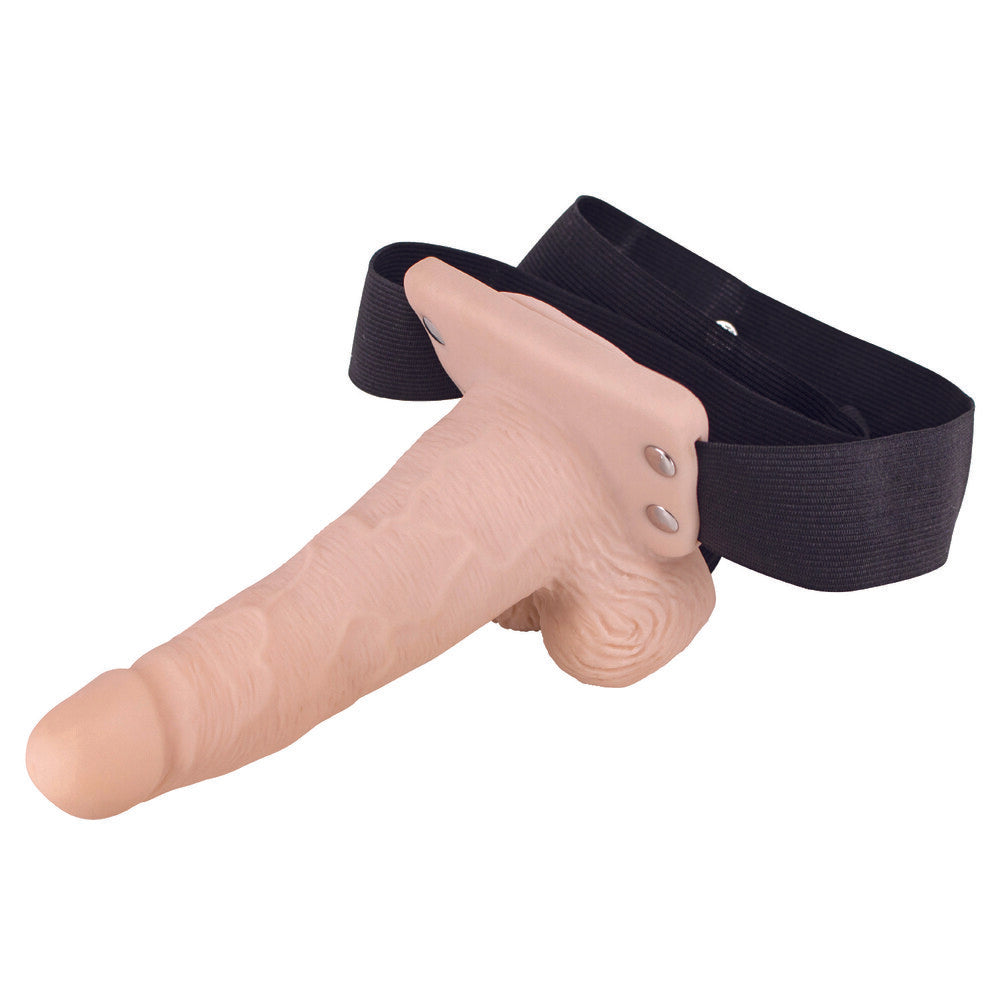 Vibrators, Sex Toy Kits and Sex Toys at Cloud9Adults - Erection Assistant Hollow Vibrating StrapOn 6 inch Flesh Pink - Buy Sex Toys Online