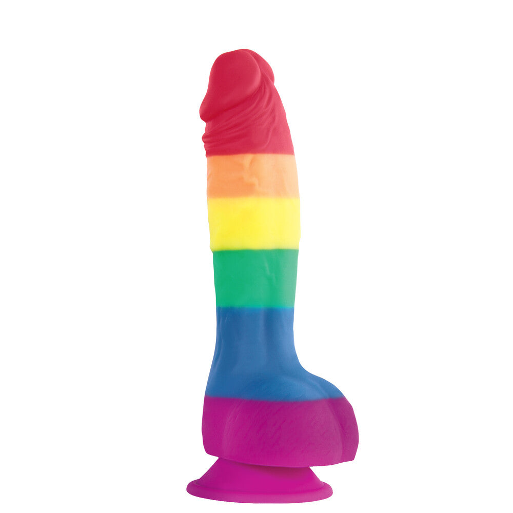 Vibrators, Sex Toy Kits and Sex Toys at Cloud9Adults - Colours Pride Edition 6 Inch Realistic Silicone Dildo With Balls - Buy Sex Toys Online