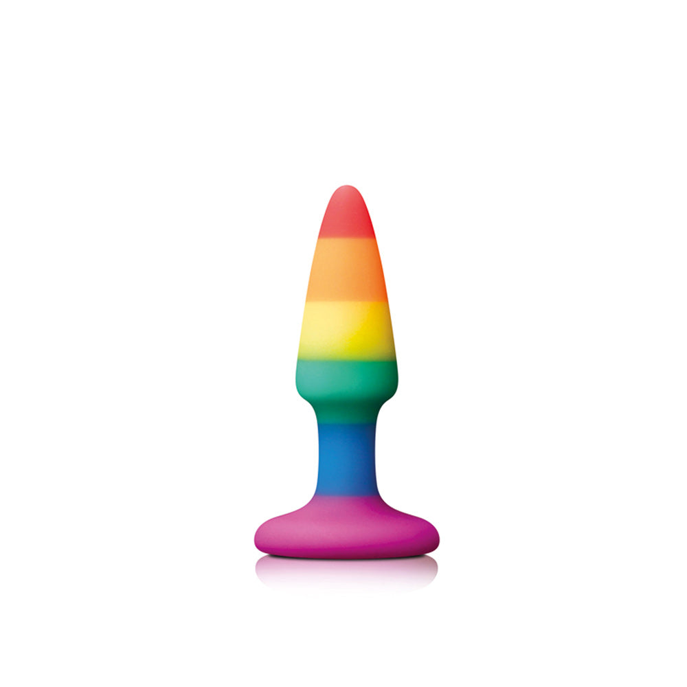 Vibrators, Sex Toy Kits and Sex Toys at Cloud9Adults - Pride Pleasure Plug Rainbow Mini - Buy Sex Toys Online