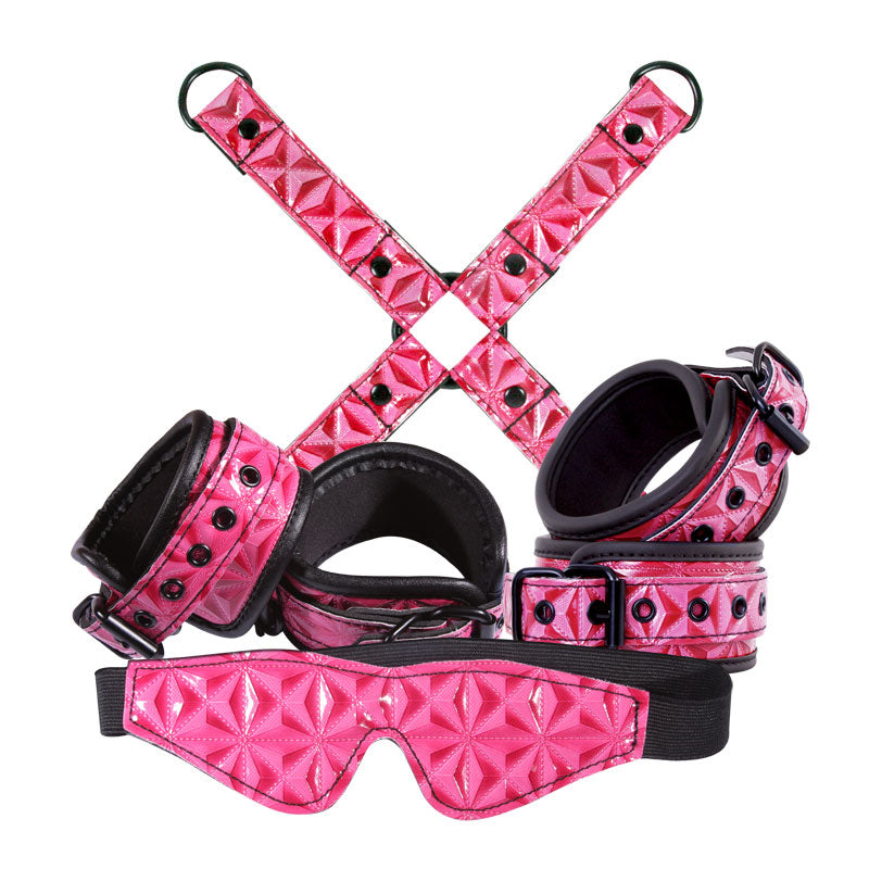 Vibrators, Sex Toy Kits and Sex Toys at Cloud9Adults - Sinful Bondage Kit Pink - Buy Sex Toys Online