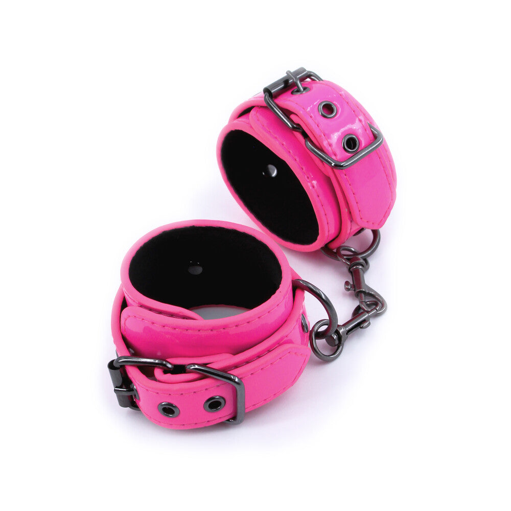 Vibrators, Sex Toy Kits and Sex Toys at Cloud9Adults - Electra Wrist Cuffs Pink - Buy Sex Toys Online