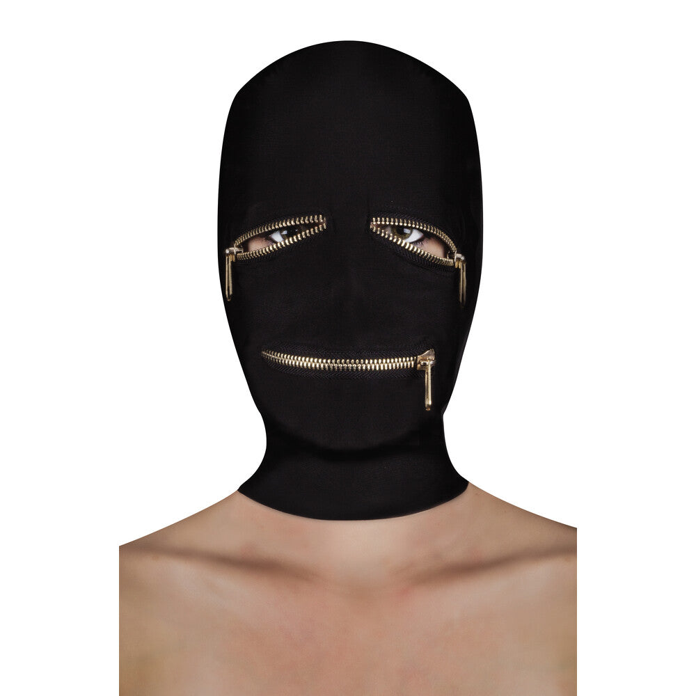 Vibrators, Sex Toy Kits and Sex Toys at Cloud9Adults - Ouch Extreme Zipper Mask With Eye And Mouth Zipper - Buy Sex Toys Online