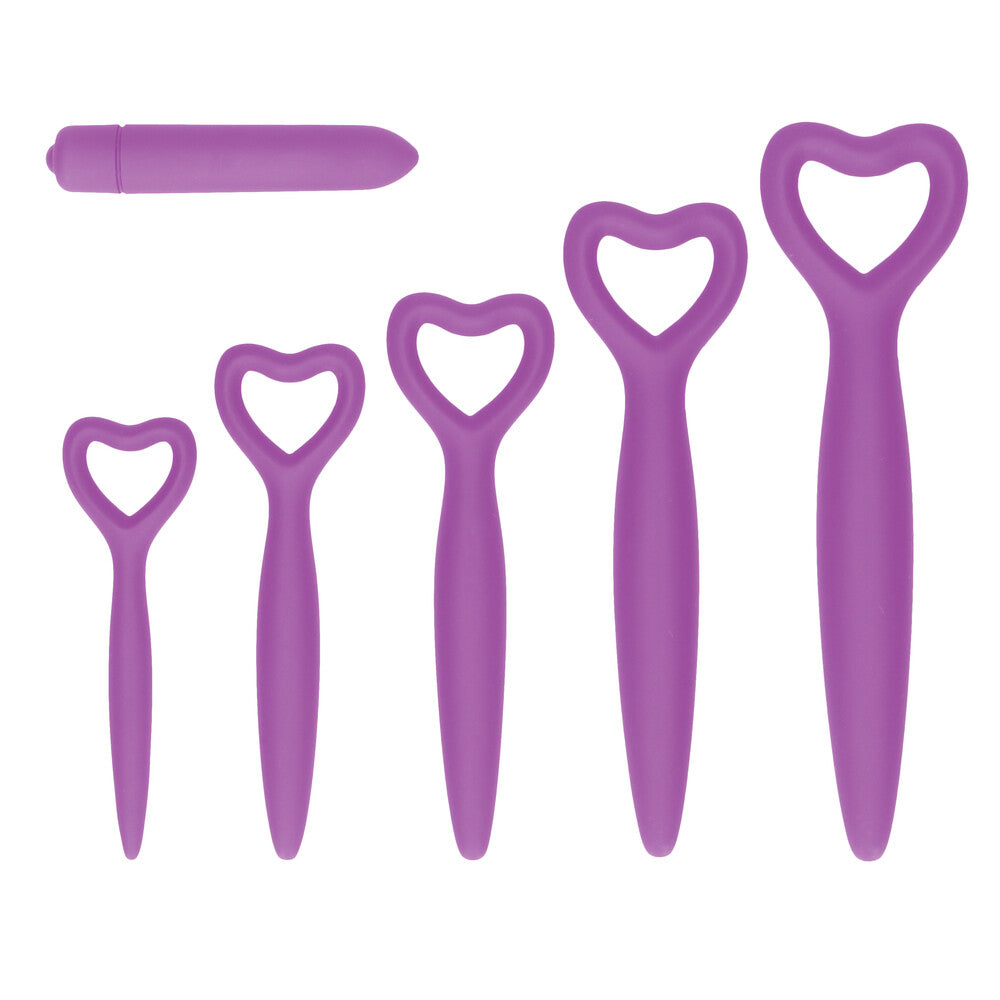 Vibrators, Sex Toy Kits and Sex Toys at Cloud9Adults - Ouch Silicone Vaginal Dilator Set Purple - Buy Sex Toys Online