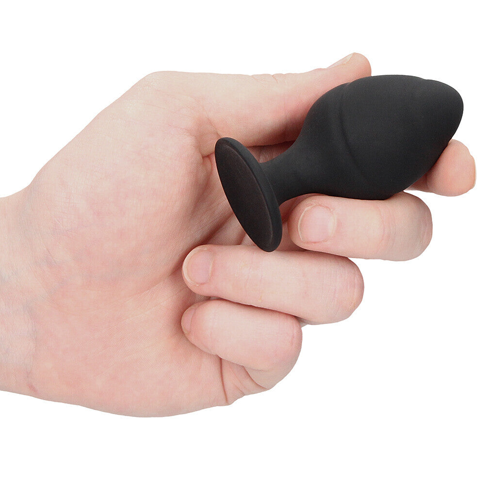 Vibrators, Sex Toy Kits and Sex Toys at Cloud9Adults - Ouch Silicone Swirled Butt Plug Set Black - Buy Sex Toys Online