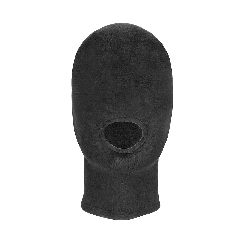 Vibrators, Sex Toy Kits and Sex Toys at Cloud9Adults - Ouch Velvet Mask With Mouth Opening - Buy Sex Toys Online