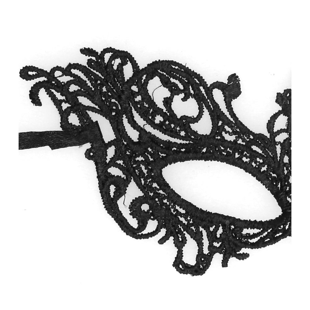 Vibrators, Sex Toy Kits and Sex Toys at Cloud9Adults - Ouch Lace Eye Mask Royal - Buy Sex Toys Online