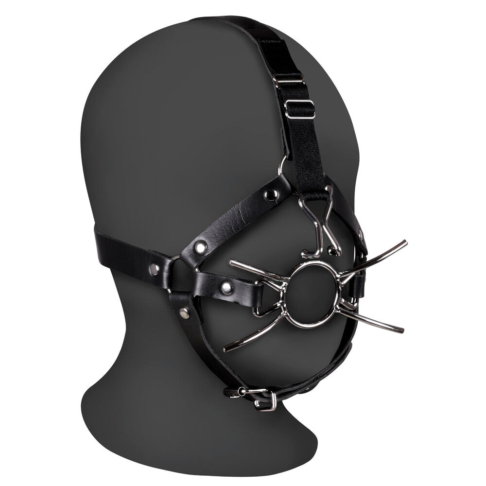 Vibrators, Sex Toy Kits and Sex Toys at Cloud9Adults - Ouch Xtreme Head Harness With Spider Gag And Nose Hooks - Buy Sex Toys Online