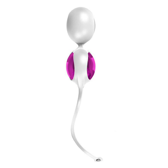 Vibrators, Sex Toy Kits and Sex Toys at Cloud9Adults - Ovo L1 Silicone Love Balls Waterproof White And Light Violet - Buy Sex Toys Online