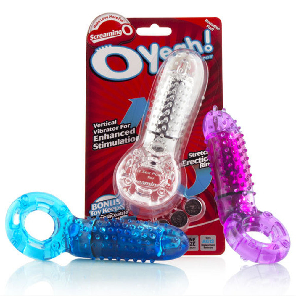 Vibrators, Sex Toy Kits and Sex Toys at Cloud9Adults - Screaming O Yeah Vibrating Cock Ring - Buy Sex Toys Online