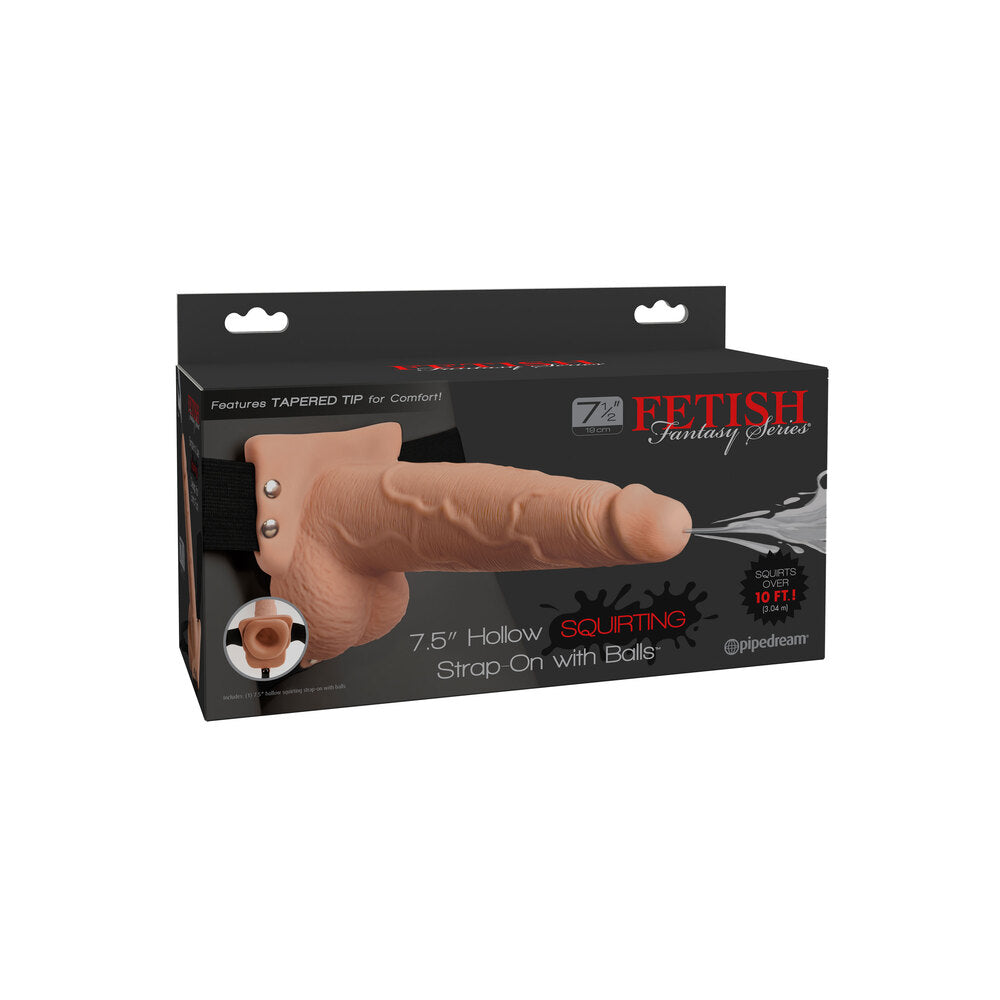 Vibrators, Sex Toy Kits and Sex Toys at Cloud9Adults - Fetish Fantasy 7.5 Inch Hollow Squirting Strapon - Buy Sex Toys Online
