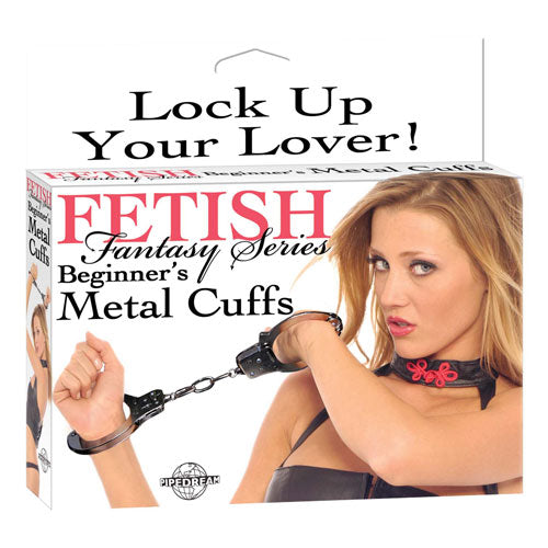 Vibrators, Sex Toy Kits and Sex Toys at Cloud9Adults - Fetish Fantasy Series Beginners Metal Cuffs - Buy Sex Toys Online